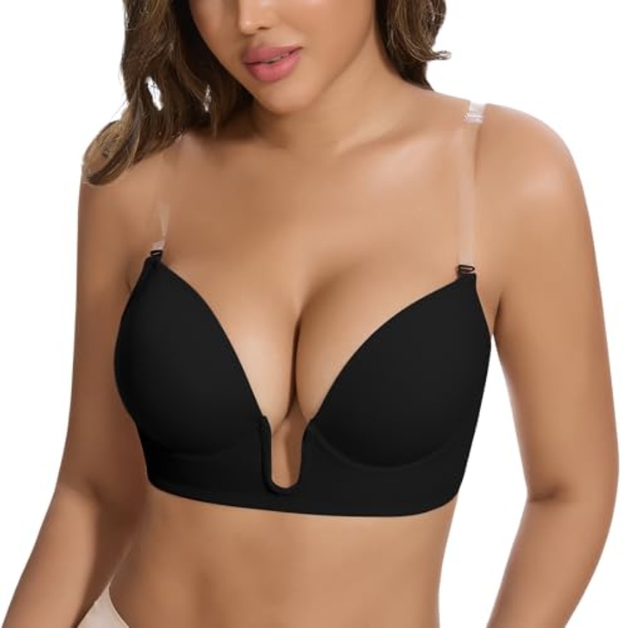 JOYSHAPER Plunge Bras for Wome - Plunge Bra Push Up ulasan dan harga