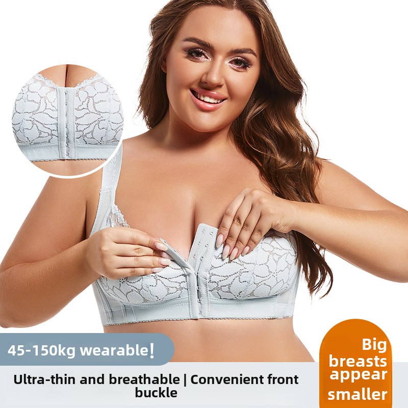 Women's Plus Size Lace Underwe - Plunge Bra Push Up ulasan dan harga