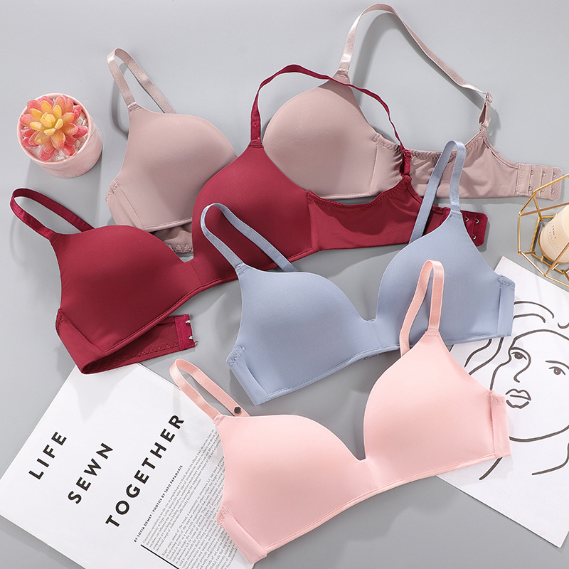Women Seamless Bra Sexy No Wir - Plunge Bra Push Up ulasan dan harga