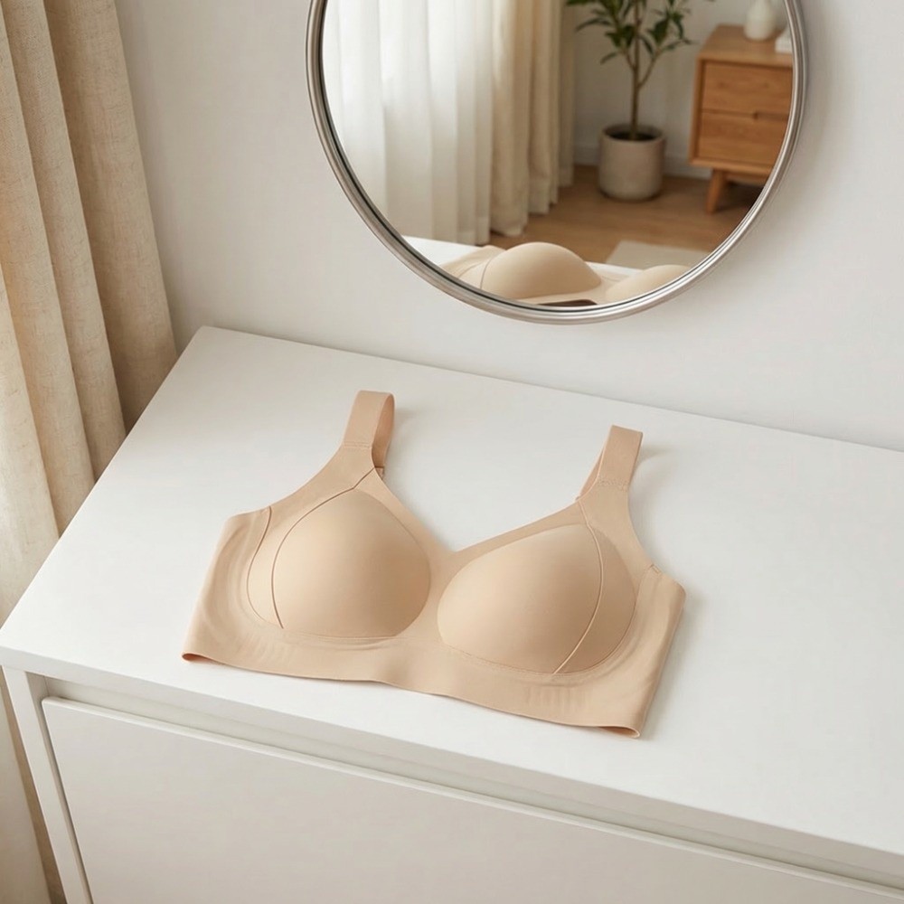 Fashion Traceless Wireless V B - Wirefree Bra Comfort ulasan dan harga