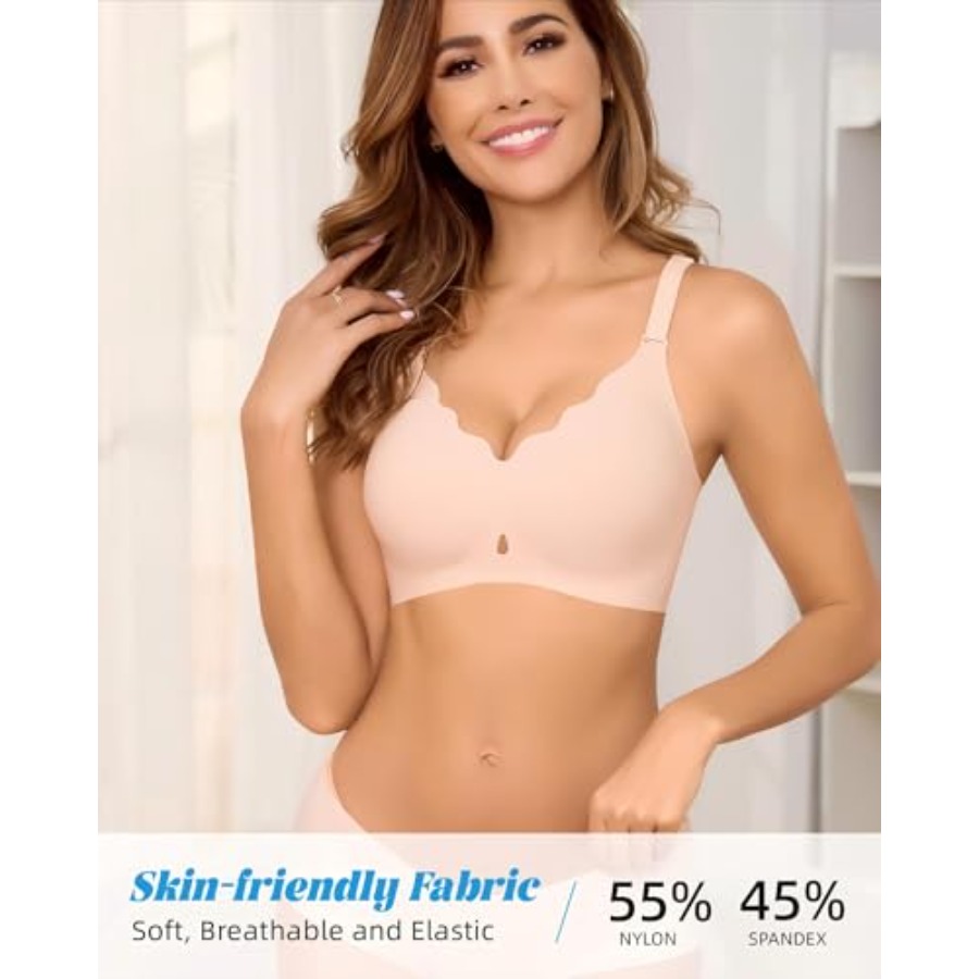 Women Wireless Seamless Bra -  - Full Coverage Bra ulasan dan harga