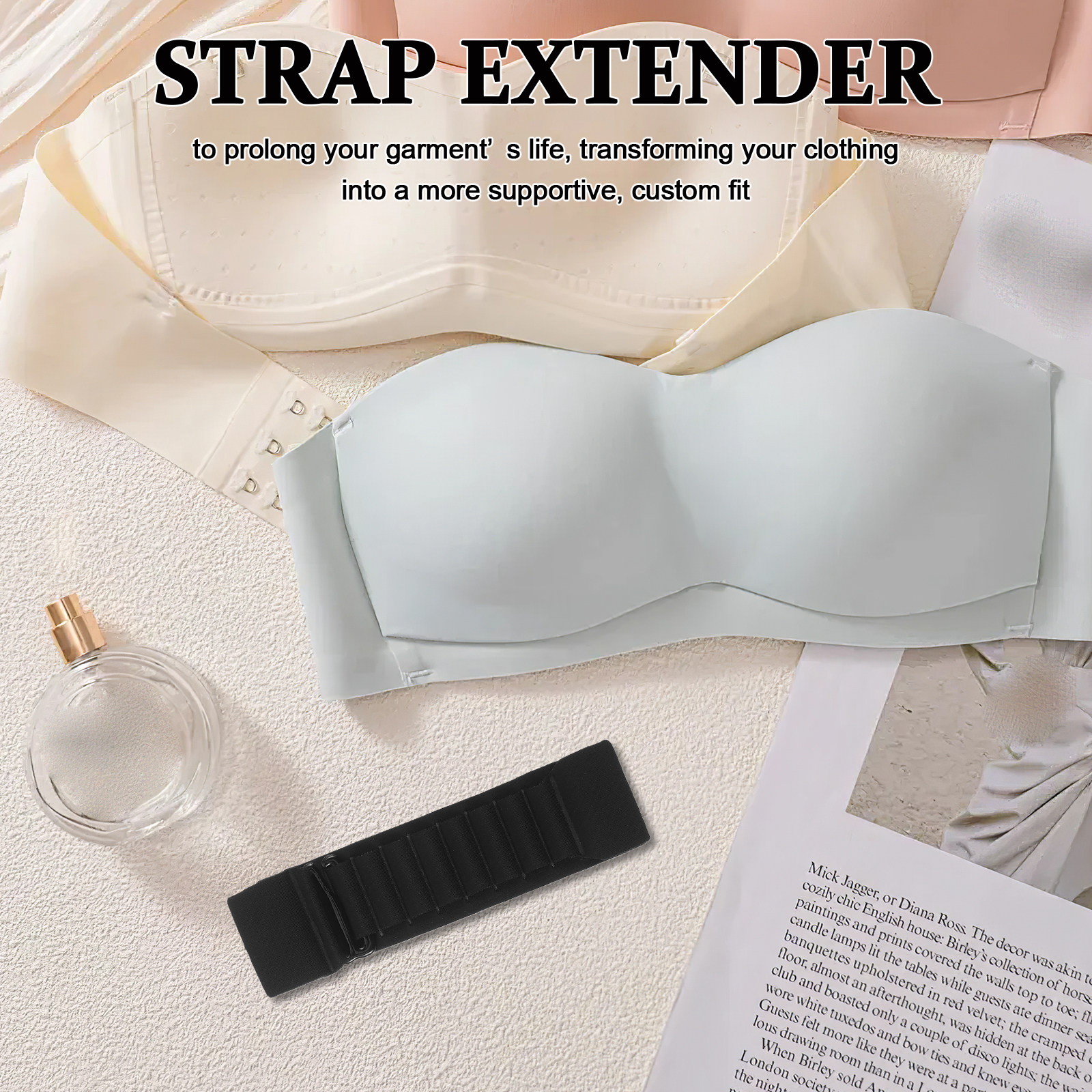6Pcs Bra Strap Extender Clips  - Sports Bra Racerback ulasan dan harga