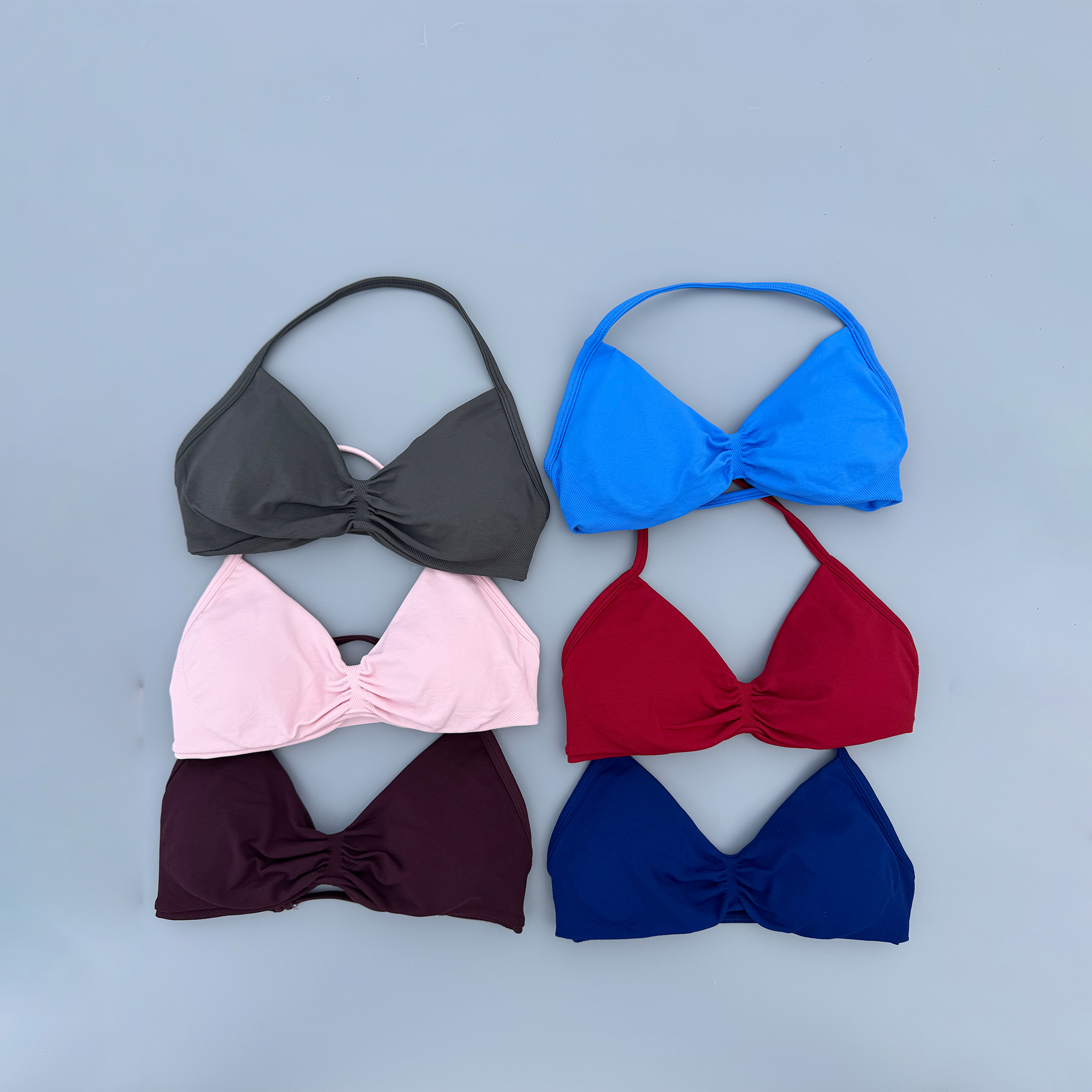 Strappy Bra Gym Top Women High - Sports Bra Racerback ulasan dan harga
